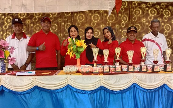 Foto bersama sela kegiatan Lomba dalam rangka Perayaan HUT RI ke-78.